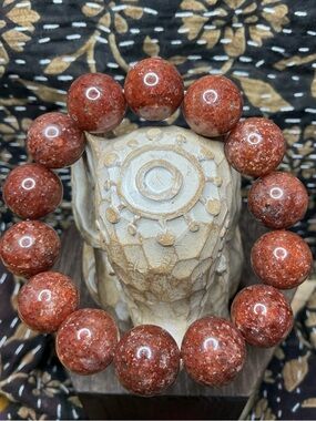 Red Sunstone 15mm